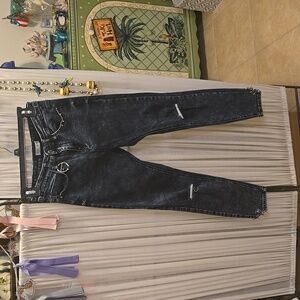 Stradivarius high waisted pierced jeans